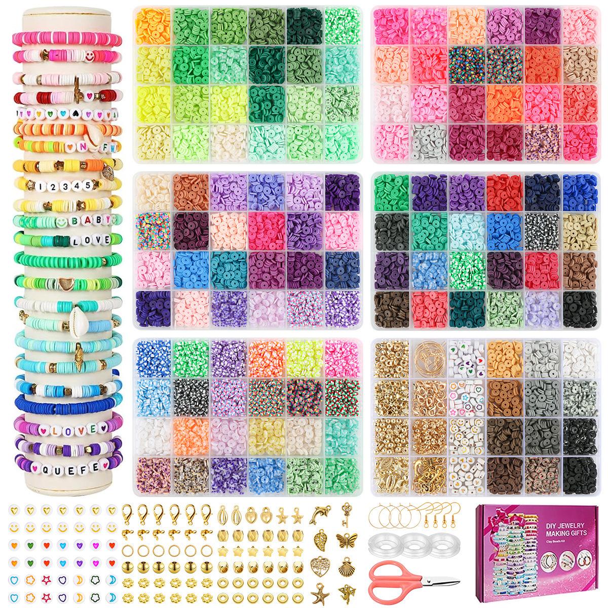 144 Color Soft Pottery Disc Beaded Women Diy Bracelet Beaded Set Jewelry Necklace Accessories
144 Color Soft Pottery Disc Beaded Women Diy Bracelet Beaded Set Jewelry Necklace Accessories