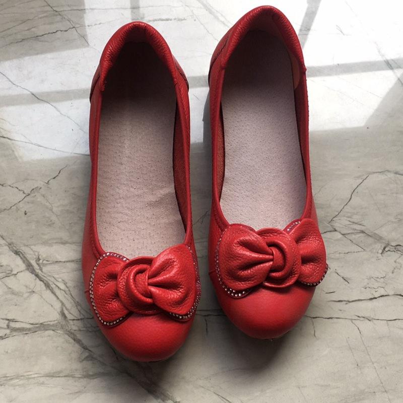 Women Leather Shoes Spring Soft Casual Comfy Ballerina Flat Ladies Shallow EU37/CN38 червоний
Women Leather Shoes Spring Soft Casual Comfy Ballerina Flat Ladies Shallow EU37/CN38 червоний