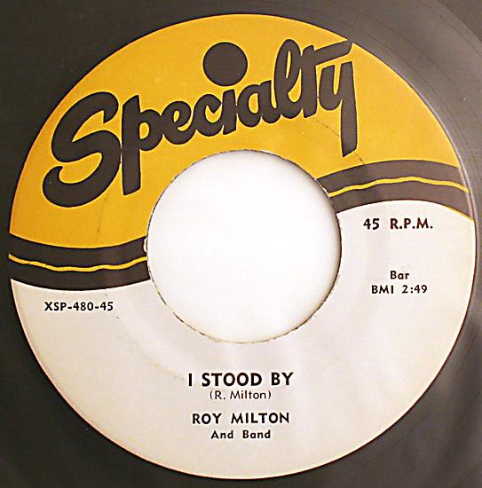 7inch Record ROY MILTON & HIS BAND - I Stood By / Baby You Don t Know SP48045 Specialty 1983 US Rock Used
7inch Record ROY MILTON & HIS BAND - I Stood By / Baby You Don t Know SP48045 Specialty 1983 US Rock Used