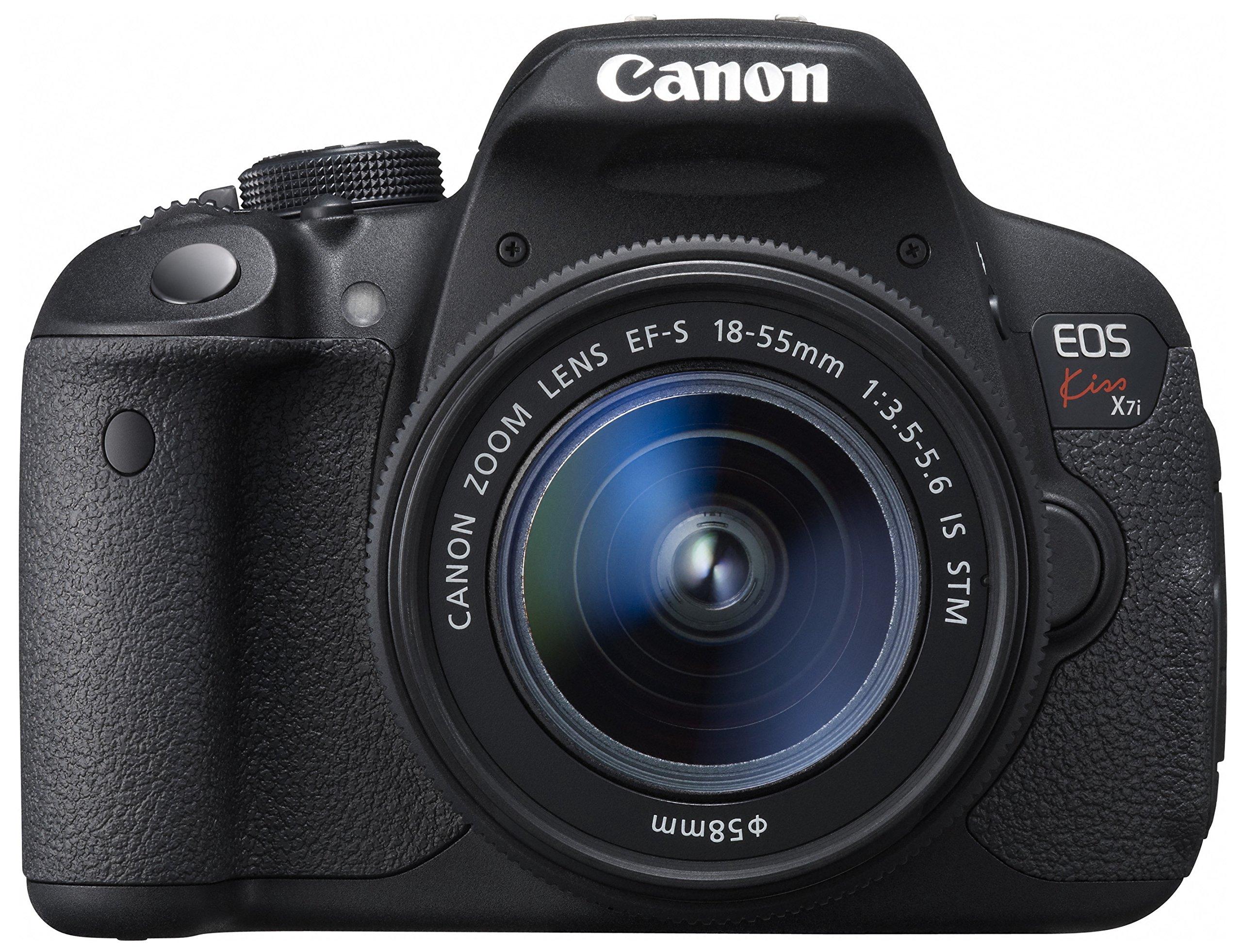 Цифрова дзеркальна камера Canon EOS Kiss X7i Lens Kit IS STM Included Black EF-S18-55mm F3.5-5.6 KISSX7I-1855ISSTMLK чорний
Цифрова дзеркальна камера Canon EOS Kiss X7i Lens Kit IS STM Included Black EF-S18-55mm F3.5-5.6 KISSX7I-1855ISSTMLK чорний