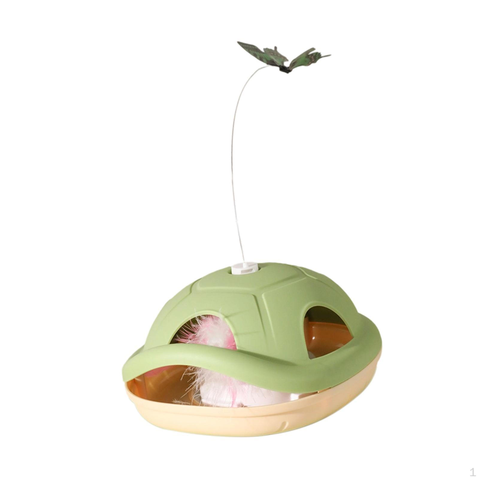 Игрушка для кошки с пером и вращающейся бабочкой для дома зелёный
Игрушка для кошки с пером и вращающейся бабочкой для дома зелёный