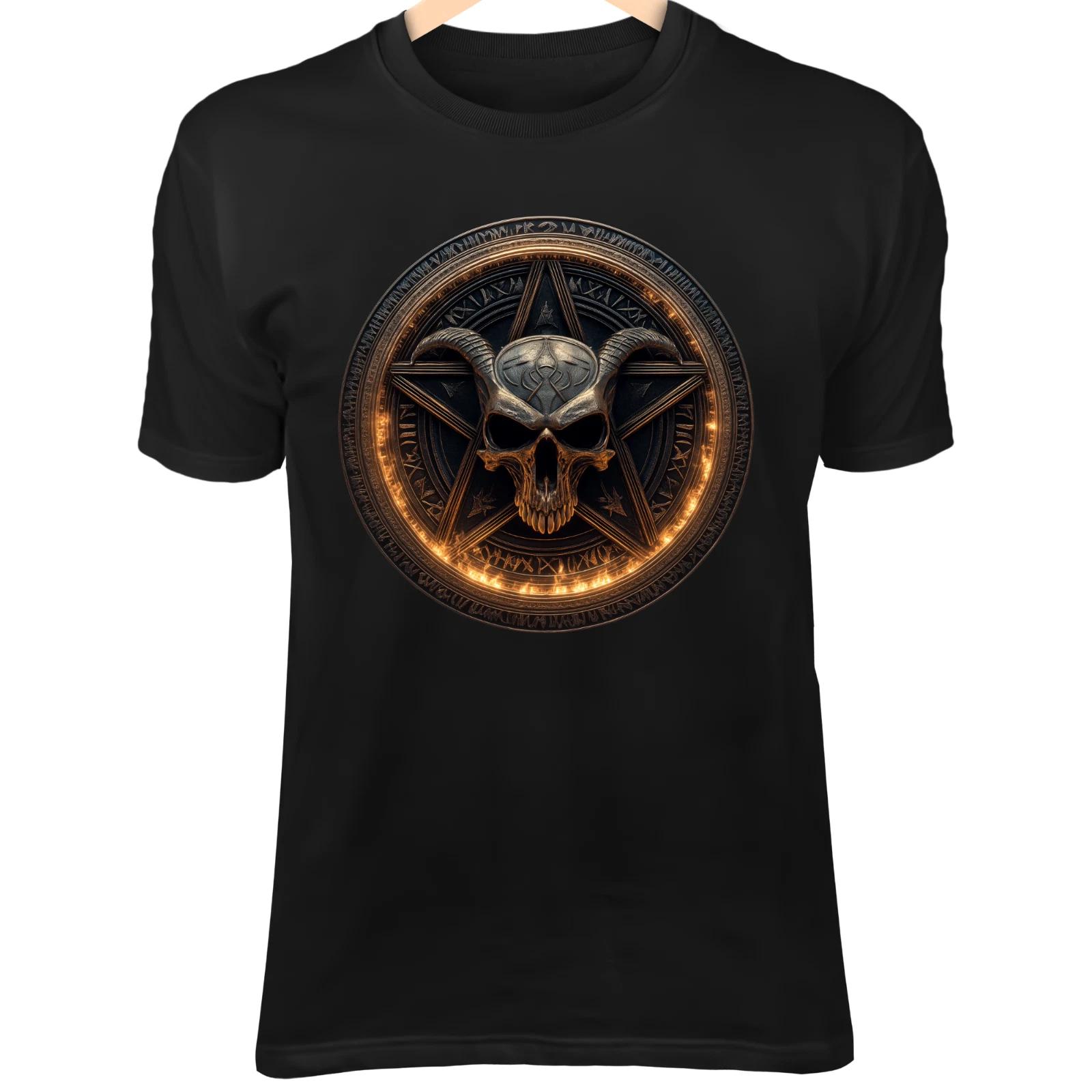 Demon Skull Seal II T-Shirt – Tribal Runes, Pentagram, Occult Logo Design 4XL
Demon Skull Seal II T-Shirt – Tribal Runes, Pentagram, Occult Logo Design 4XL