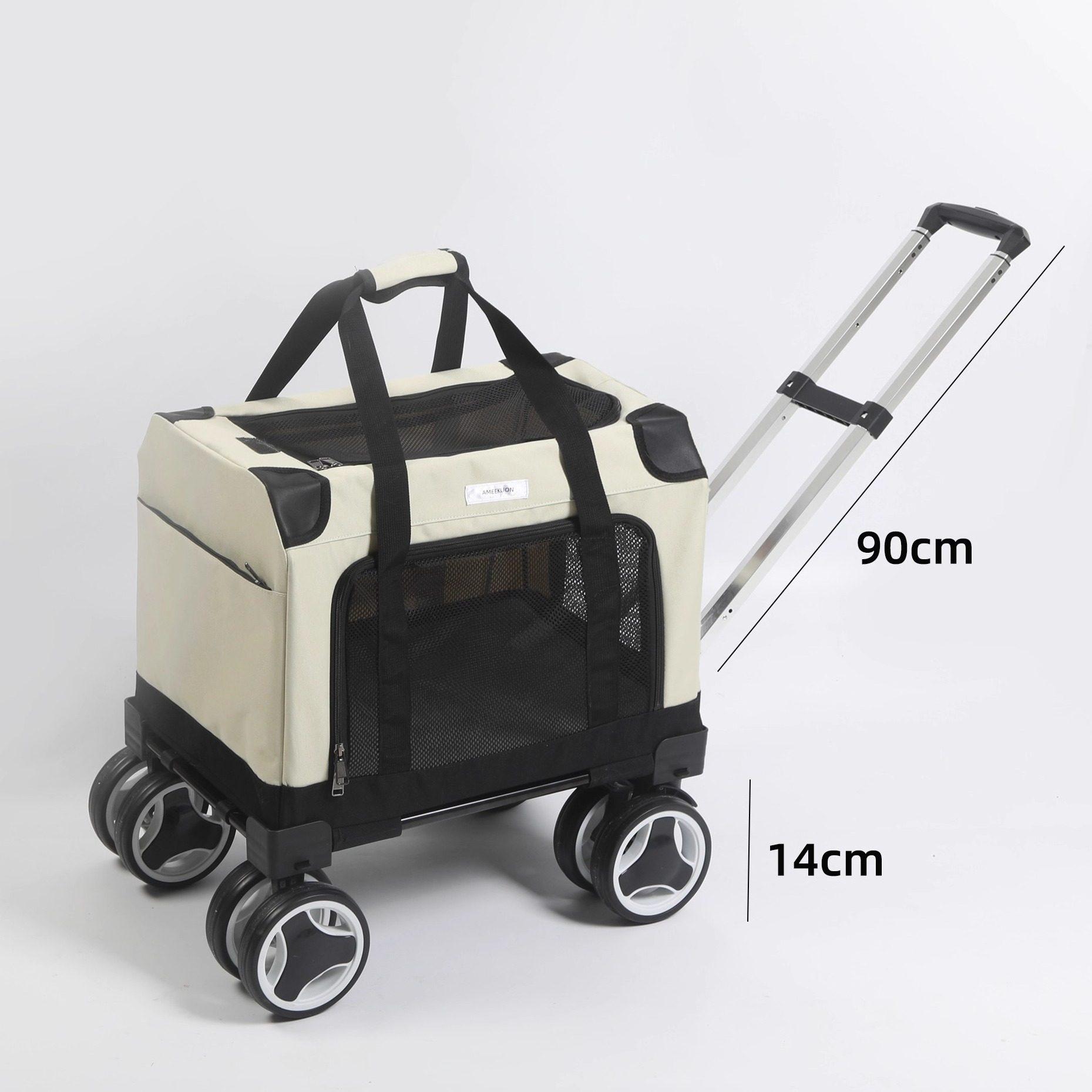 Large Pet Rolling Carrier with Wheels Multi-Cat Travel Trolley Bag Spacious Dog Carrier Backpack Portable Car Seat Pet Stroller
Large Pet Rolling Carrier with Wheels Multi-Cat Travel Trolley Bag Spacious Dog Carrier Backpack Portable Car Seat Pet Stroller