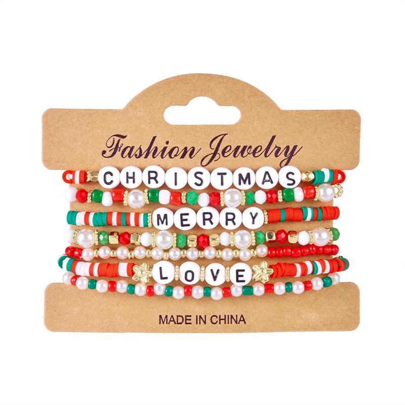Stackable Christmas Tree Snowflake Bell Elk Colorful Beads Charms Bracelet for Women Crystal Bracelets New Year Party Jewelry
Stackable Christmas Tree Snowflake Bell Elk Colorful Beads Charms Bracelet for Women Crystal Bracelets New Year Party Jewelry