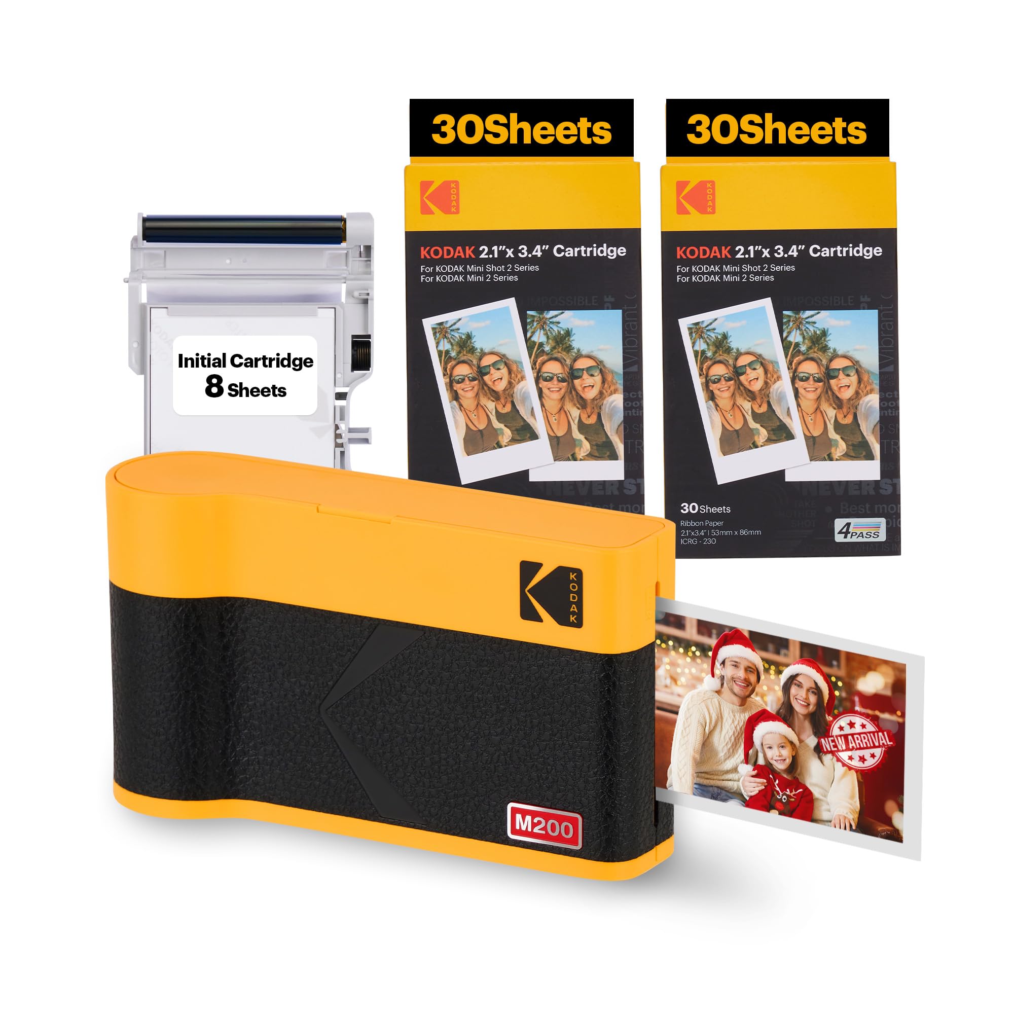 Портативний фотопринтер KODAK Mini 2 ERA 4PASS 68 арк (5,3х8,6 см) (Принтер + в комплекті, жовтий) жовтий
Портативний фотопринтер KODAK Mini 2 ERA 4PASS 68 арк (5,3х8,6 см) (Принтер + в комплекті, жовтий) жовтий