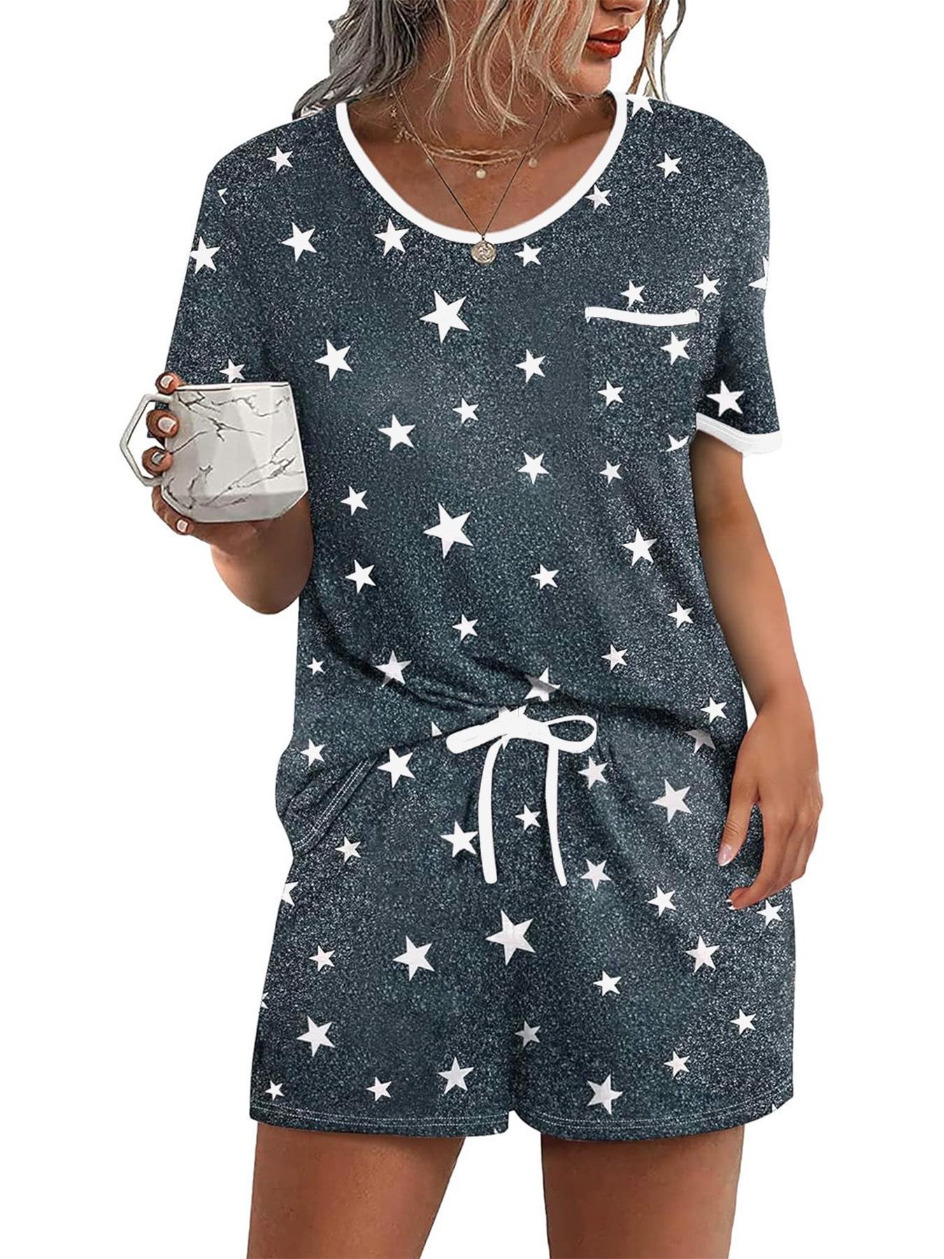2026 Women s Summer Fashion Set: Round Neck Short Sleeve T-Shirt & Shorts for Casual Wear Extra Large
2026 Women s Summer Fashion Set: Round Neck Short Sleeve T-Shirt & Shorts for Casual Wear Extra Large