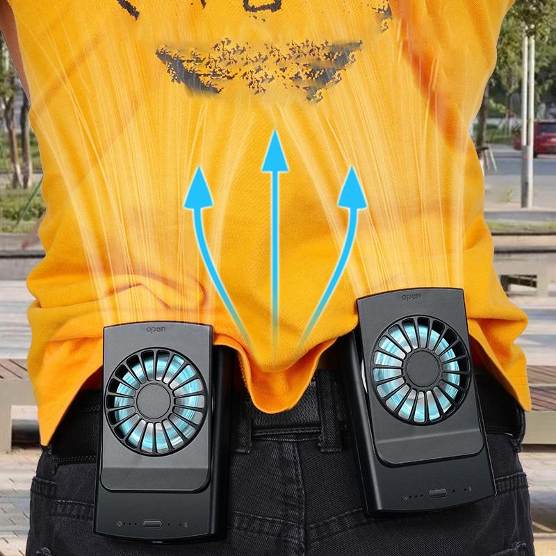 4000mAh Portable Cooling Fan Outdoor Wireless Mini Fan Waist-Mounted Air Conditioner with 3-Speed for Running Hiking Climbing Type A
4000mAh Portable Cooling Fan Outdoor Wireless Mini Fan Waist-Mounted Air Conditioner with 3-Speed for Running Hiking Climbing Type A