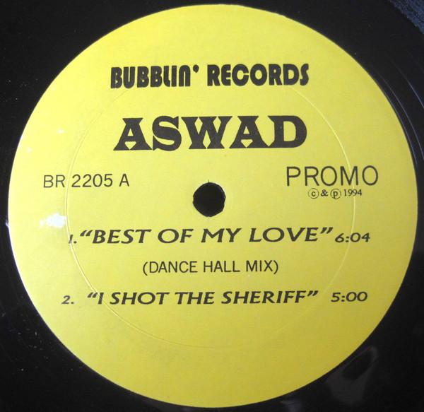 12inch Record ASWAD Best Of My Love Youre No Good BR2205PROMO Bubblin Record 1994 UK Reggae Ska Dub Used
12inch Record ASWAD Best Of My Love Youre No Good BR2205PROMO Bubblin Record 1994 UK Reggae Ska Dub Used