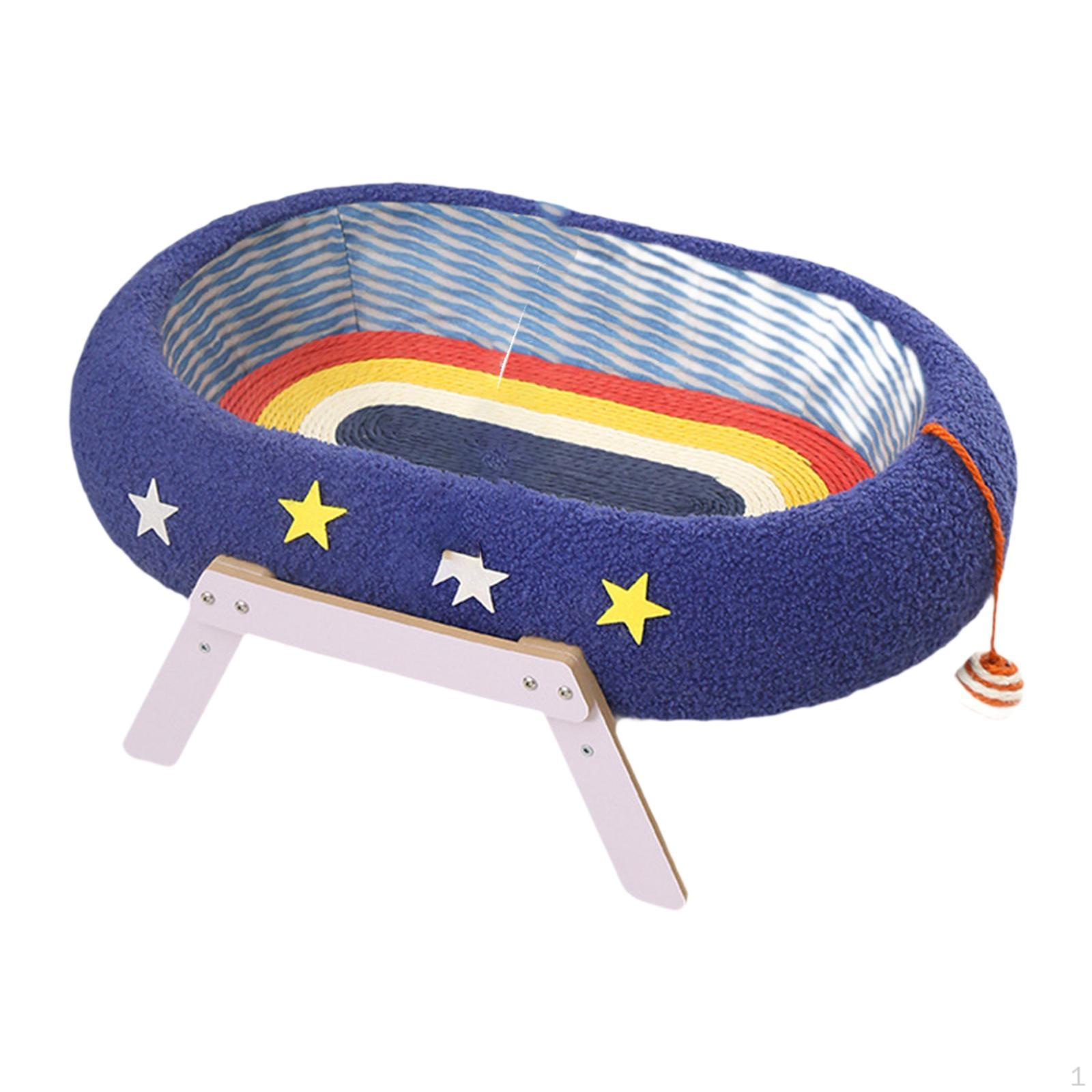 Cats Scratch Pad Bowl, Cat Bed with Scratcher Ball, Scratching Board for Chasing Play Exercise
Cats Scratch Pad Bowl, Cat Bed with Scratcher Ball, Scratching Board for Chasing Play Exercise