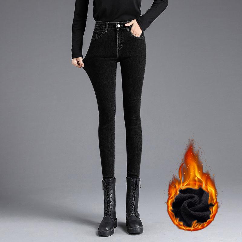 Плюшевые джинсы с высокой талией для женщин, облегающие джинсы, эластичные джинсы 30
Плюшевые джинсы с высокой талией для женщин, облегающие джинсы, эластичные джинсы 30