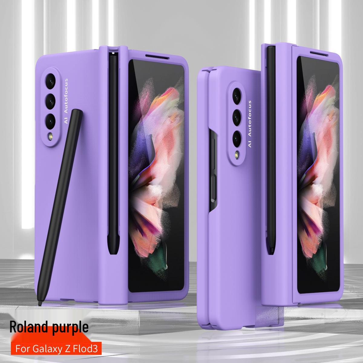Samsung Z Fold3 Plain Color Transparent Case with Pen Holder, Compatible with Z Fold4 and W22 Fold4
Samsung Z Fold3 Plain Color Transparent Case with Pen Holder, Compatible with Z Fold4 and W22 Fold4