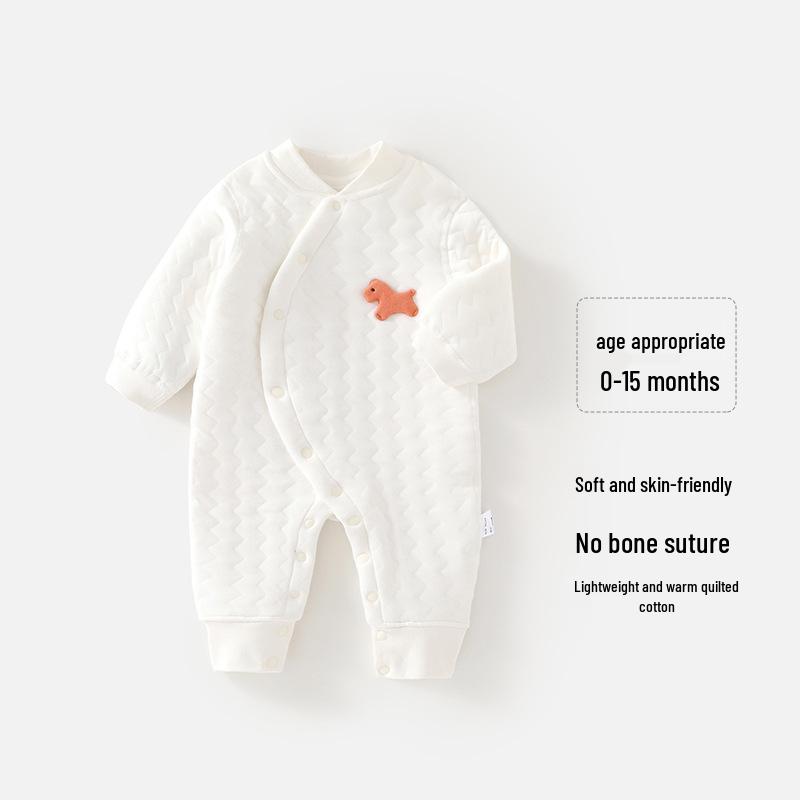 Трехслойный стеганый детский комбинезон - Теплый осенне-зимний ромпер для новорожденных мальчиков 73 CM белый
Трехслойный стеганый детский комбинезон - Теплый осенне-зимний ромпер для новорожденных мальчиков 73 CM белый