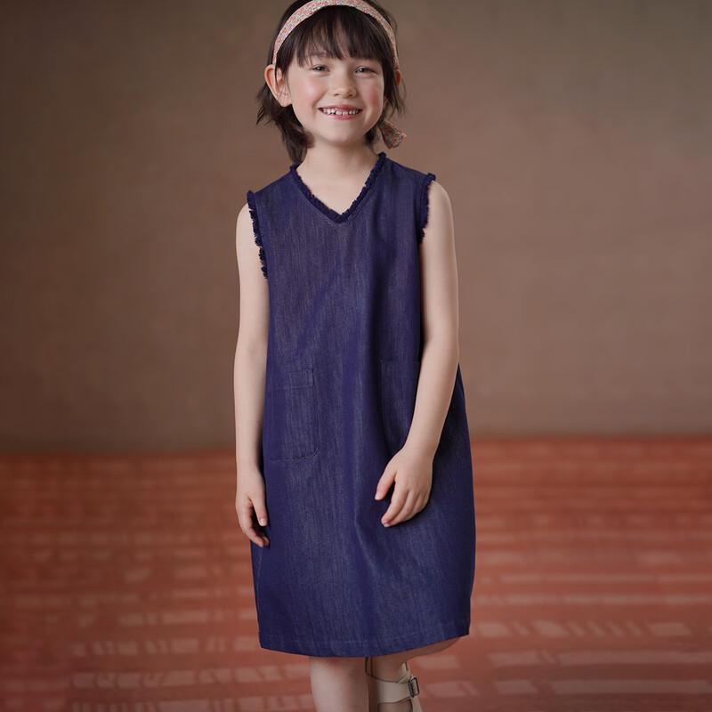 Hacikis Girls Summer Vintage Denim V-Neck A-Line Midi Dress 130
Hacikis Girls Summer Vintage Denim V-Neck A-Line Midi Dress 130