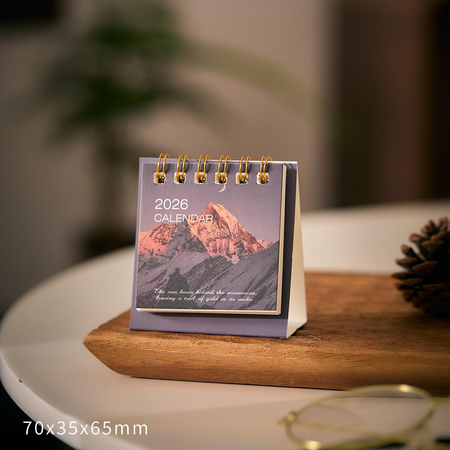 Міні Настільний Календар 2026 Серія Dayday Starlight Креативний Пейзажний Календар Студентський Записник Настільна Прикраса
Міні Настільний Календар 2026 Серія Dayday Starlight Креативний Пейзажний Календар Студентський Записник Настільна Прикраса