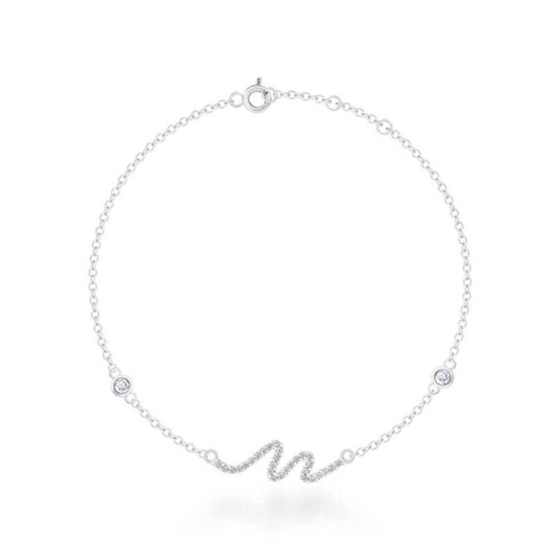 MILTON STELLE Silver Anklet MSJ-SA170037WGGG single type
MILTON STELLE Silver Anklet MSJ-SA170037WGGG single type