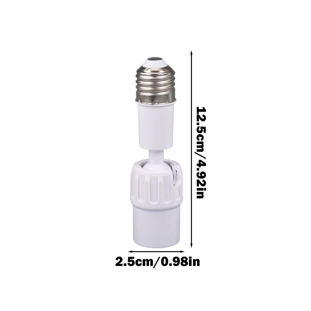 Light Bulb Socket Extender E27 to E27 Base Rotating Bulb Adapter Light Direction Control Universal Adjustable Lamp Holder
Light Bulb Socket Extender E27 to E27 Base Rotating Bulb Adapter Light Direction Control Universal Adjustable Lamp Holder