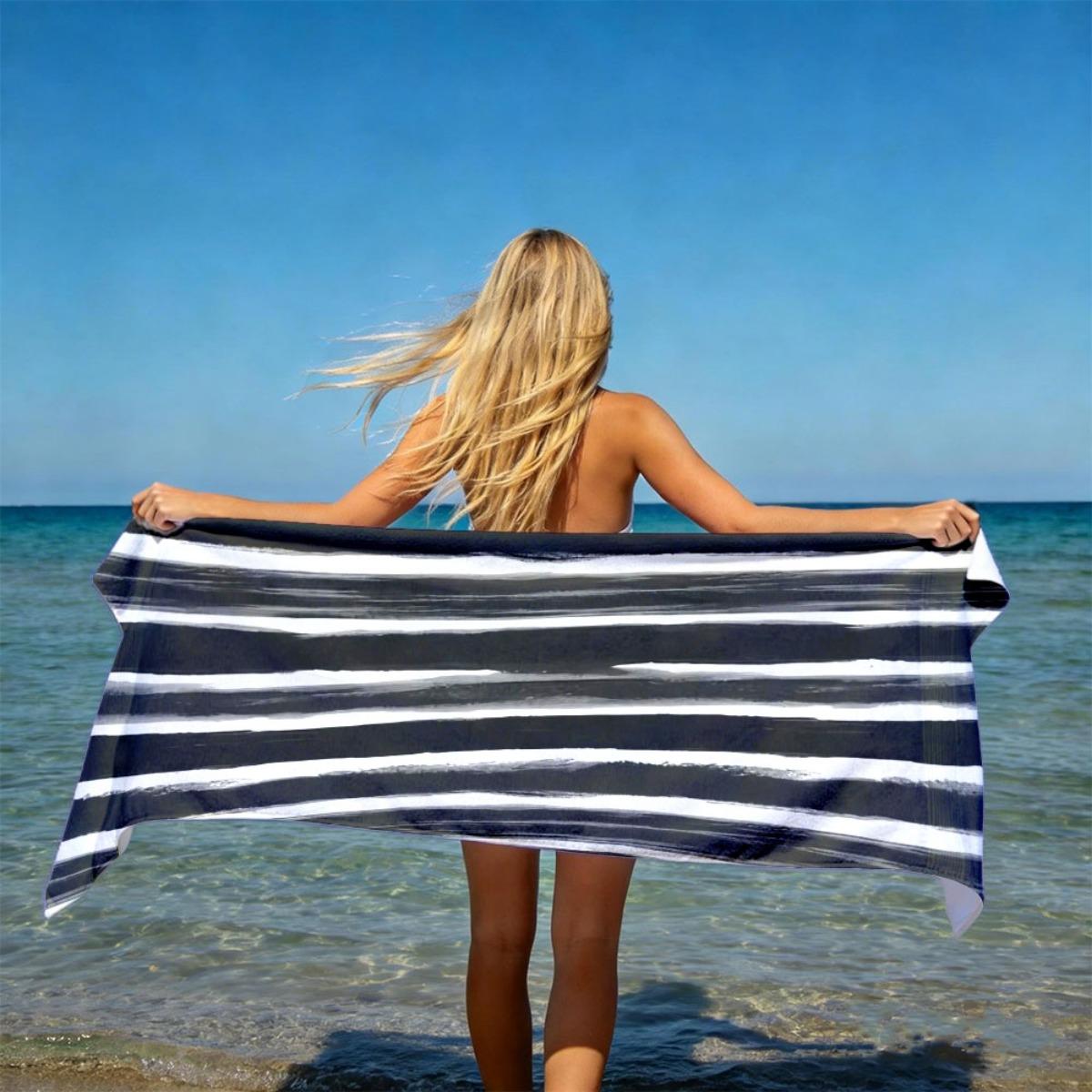 Luxury Oversized Beach Towel | Lightweight Extra Large Microfiber Towel With Strong Wrapping Properties | Perfect For Sports, Id W30*H60(CM)
Luxury Oversized Beach Towel | Lightweight Extra Large Microfiber Towel With Strong Wrapping Properties | Perfect For Sports, Id W30*H60(CM)