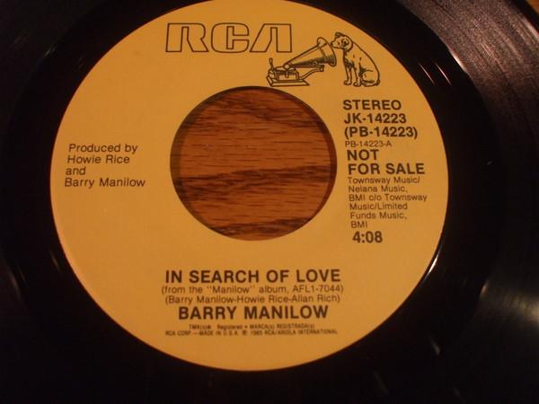 7-дюймовая пластинка БАРРИ МАНИЛОУ - В поисках любви JK14223 RCA 1985 США Поп Б/У
7-дюймовая пластинка БАРРИ МАНИЛОУ - В поисках любви JK14223 RCA 1985 США Поп Б/У