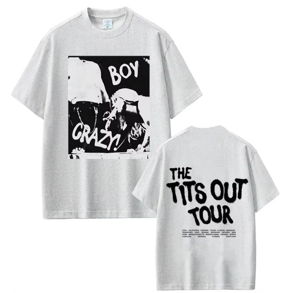Singer Kesha -boy Crazy Tits Out Tour Print Tshirt Men Women Short Sleeve Cotton T-shirts Fashion Loose Hip Hop Vintage T Shirt 3XL
Singer Kesha -boy Crazy Tits Out Tour Print Tshirt Men Women Short Sleeve Cotton T-shirts Fashion Loose Hip Hop Vintage T Shirt 3XL