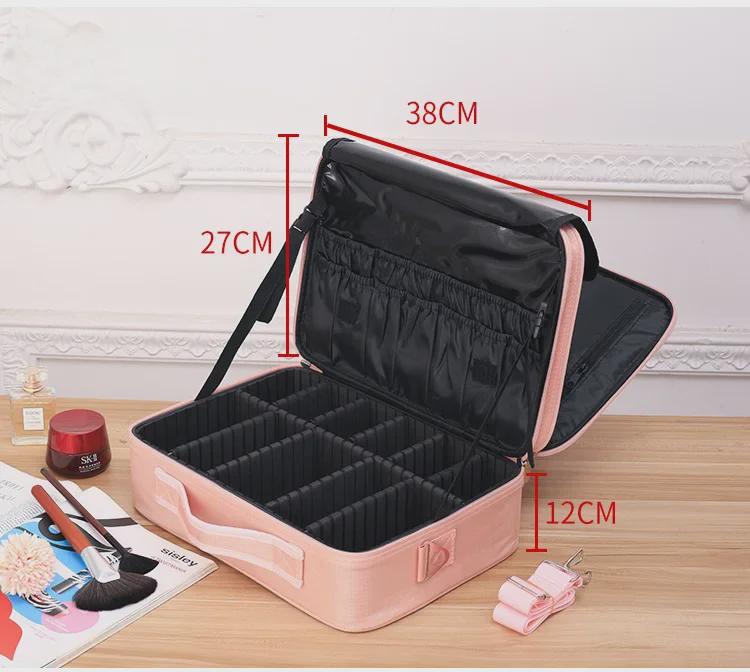 Вместительная многослойная косметичка-органайзер
Вместительная многослойная косметичка-органайзер