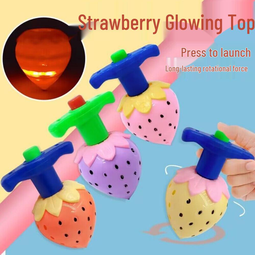 Trendy Luminous Strawberry Gyro Launcher - Perfect Gift for Kids
Trendy Luminous Strawberry Gyro Launcher - Perfect Gift for Kids