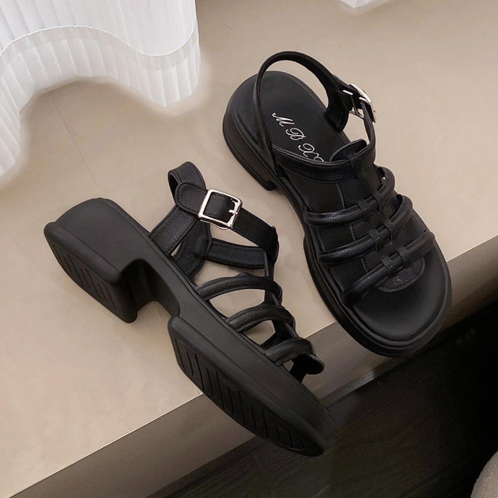 Маленькие сандалии с поднятой подошвой, женские летние повседневные универсальные пляжные туфли на массивном каблуке 40 чёрный
Маленькие сандалии с поднятой подошвой, женские летние повседневные универсальные пляжные туфли на массивном каблуке 40 чёрный