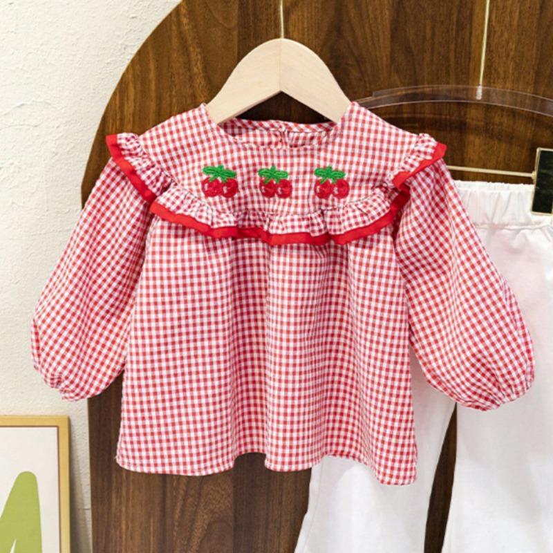 Весенне-осенняя рубашка для девочек с длинными рукавами и воротником-стойкой в клетку 130cm красный
Весенне-осенняя рубашка для девочек с длинными рукавами и воротником-стойкой в клетку 130cm красный