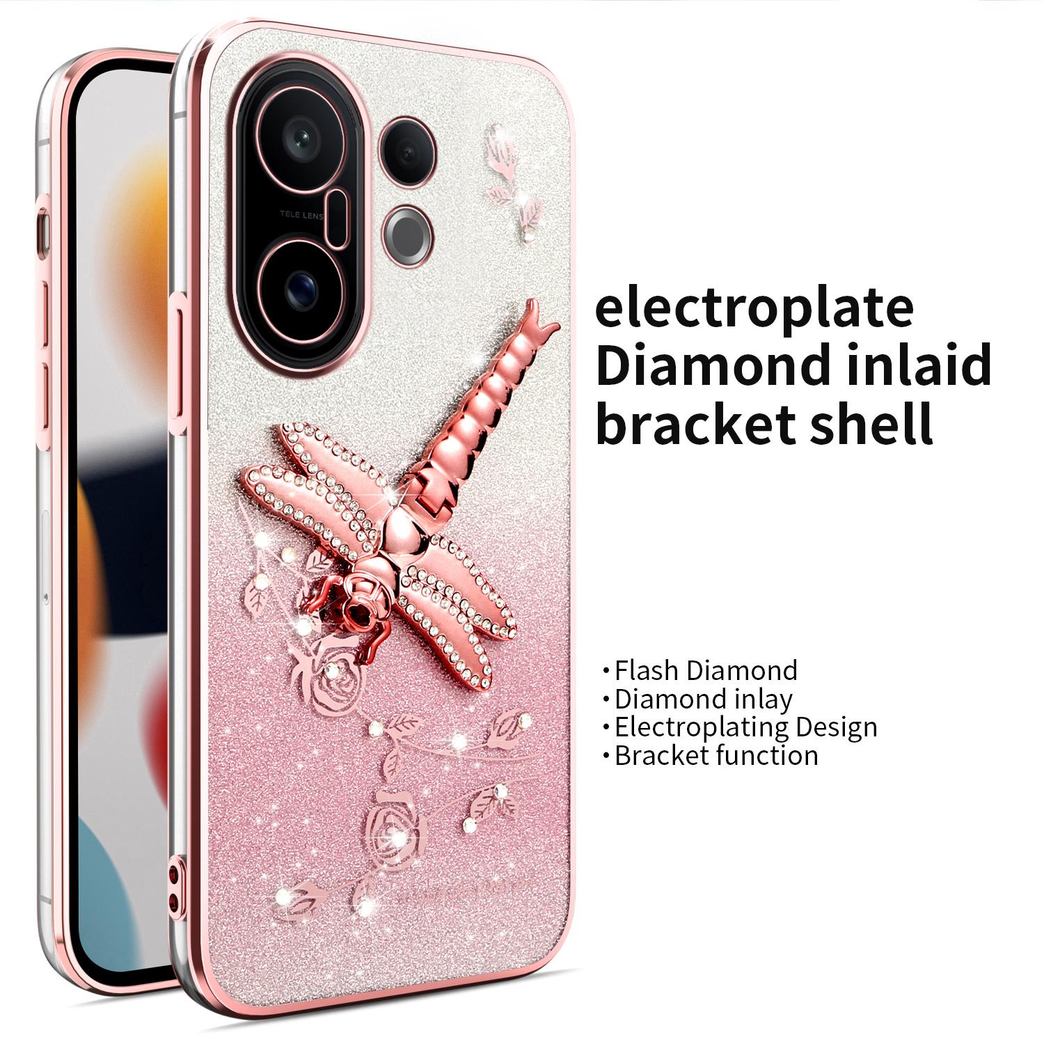 KADEM For vivo S30 Pro mini 5G Case Dragonfly Kickstand TPU Flowers Glitter Phone Cover Purple
KADEM For vivo S30 Pro mini 5G Case Dragonfly Kickstand TPU Flowers Glitter Phone Cover Purple