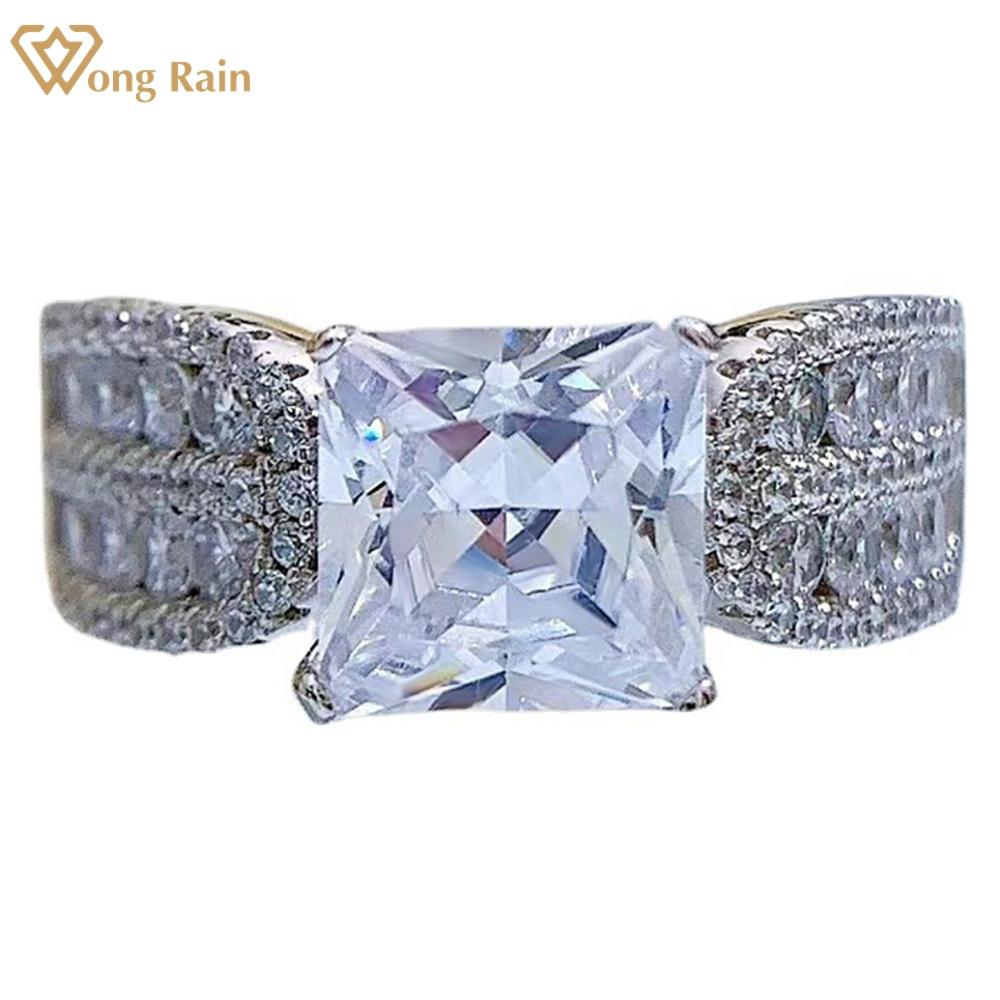 Wong Rain, 100% стерлинговое серебро 925 пробы, AAAAA, цирконы, драгоценный камень, свадебное помолвочное роскошное базовое кольцо унисекс, ювелирные изделия, подарки US 5 белый
Wong Rain, 100% стерлинговое серебро 925 пробы, AAAAA, цирконы, драгоценный камень, свадебное помолвочное роскошное базовое кольцо унисекс, ювелирные изделия, подарки US 5 белый