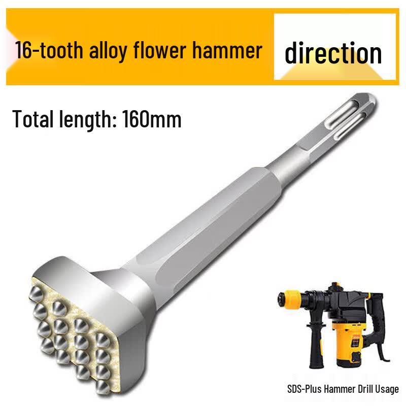 Jundingying 16-Tooth Square Shank Alloy Bush Hammer Bit
Jundingying 16-Tooth Square Shank Alloy Bush Hammer Bit