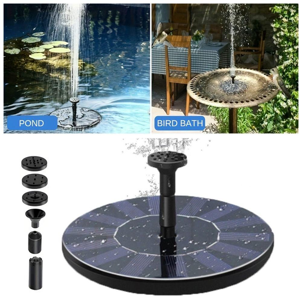 Energy-saving Floating Solar Powered Water Fountain Waterproof Bird Bath Fountain Outdoor 13cm
Energy-saving Floating Solar Powered Water Fountain Waterproof Bird Bath Fountain Outdoor 13cm