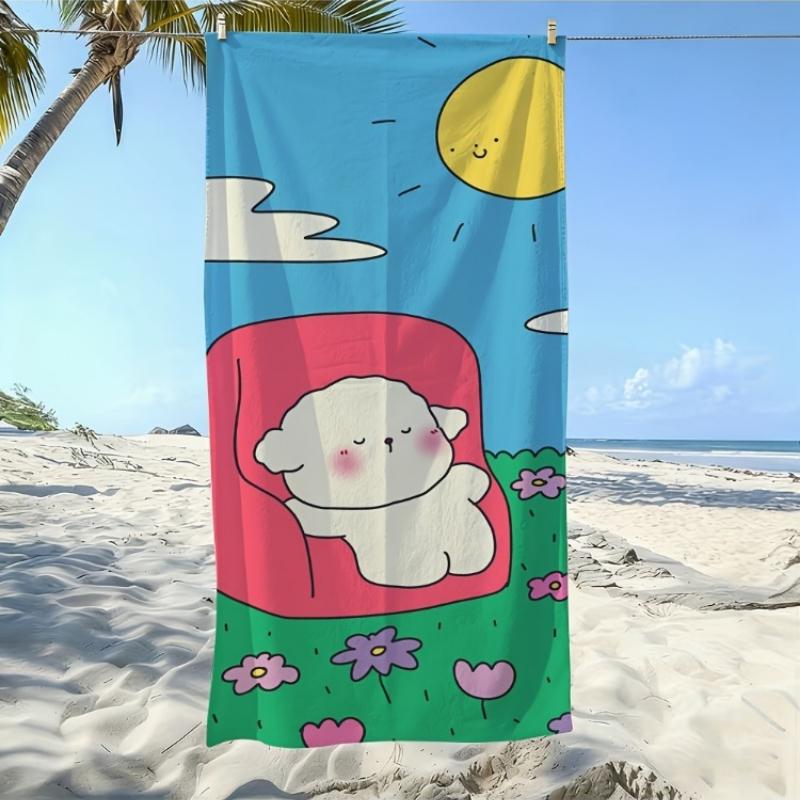 2D Flat 1pc Sunbathing Sheep on Sofa Beach Towel | Soft, Skin-Friendly, Non-Shedding,Durable, Resistant to Pilling and Fading W30*H60(CM)
2D Flat 1pc Sunbathing Sheep on Sofa Beach Towel | Soft, Skin-Friendly, Non-Shedding,Durable, Resistant to Pilling and Fading W30*H60(CM)