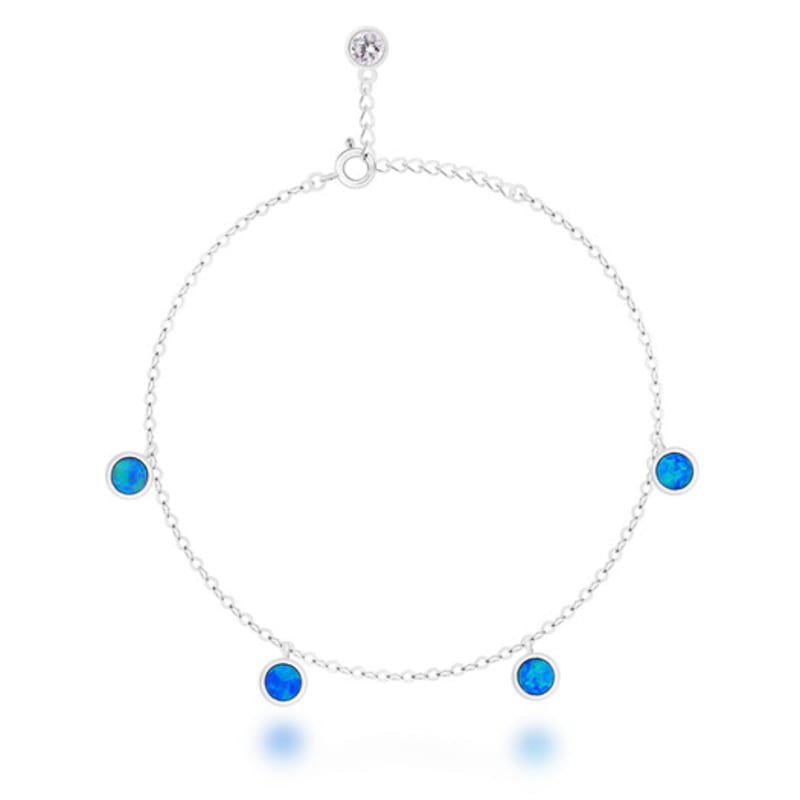 MILTON STELLE Silver Anklet MSJ-SA180127WGBQ single type
MILTON STELLE Silver Anklet MSJ-SA180127WGBQ single type