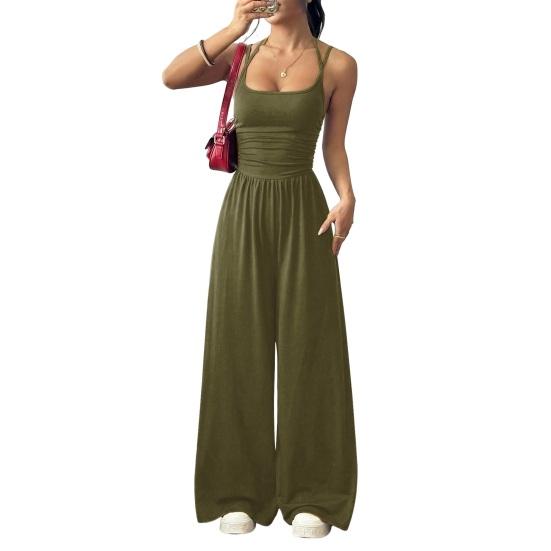Women s Summer Jumpsuit Sleeveless Spaghetti Strap One Piece Outfits Casual Wide Leg Long Pants Rompers XS армія зелений колір
Women s Summer Jumpsuit Sleeveless Spaghetti Strap One Piece Outfits Casual Wide Leg Long Pants Rompers XS армія зелений колір