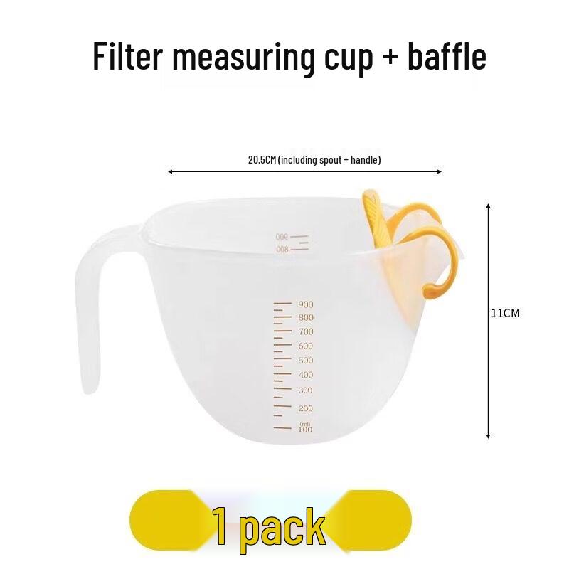 Food-Grade Measuring Cup with Egg Strainer
Food-Grade Measuring Cup with Egg Strainer