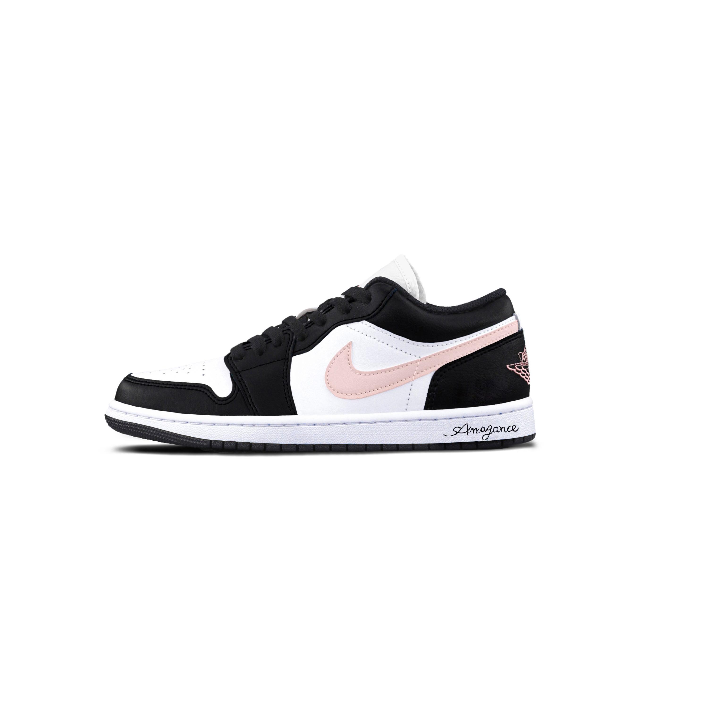 Jordan Air Jordan 1 Oolong Pink Cushioning, Wear Resistant Low top Vintage Basketball Shoes Unisex Black White Pink 553558-146(Team766-) 45
Jordan Air Jordan 1 Oolong Pink Cushioning, Wear Resistant Low top Vintage Basketball Shoes Unisex Black White Pink 553558-146(Team766-) 45