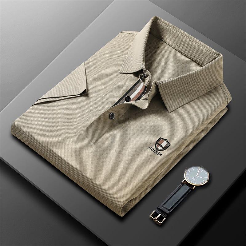 Ice Silk Traceless Short Sleeve T-Shirt Men S Business Casual Polo Shirt Lapel Half Sleeve T-Shirt Top 4XL темно-коричневого кольору
Ice Silk Traceless Short Sleeve T-Shirt Men S Business Casual Polo Shirt Lapel Half Sleeve T-Shirt Top 4XL темно-коричневого кольору