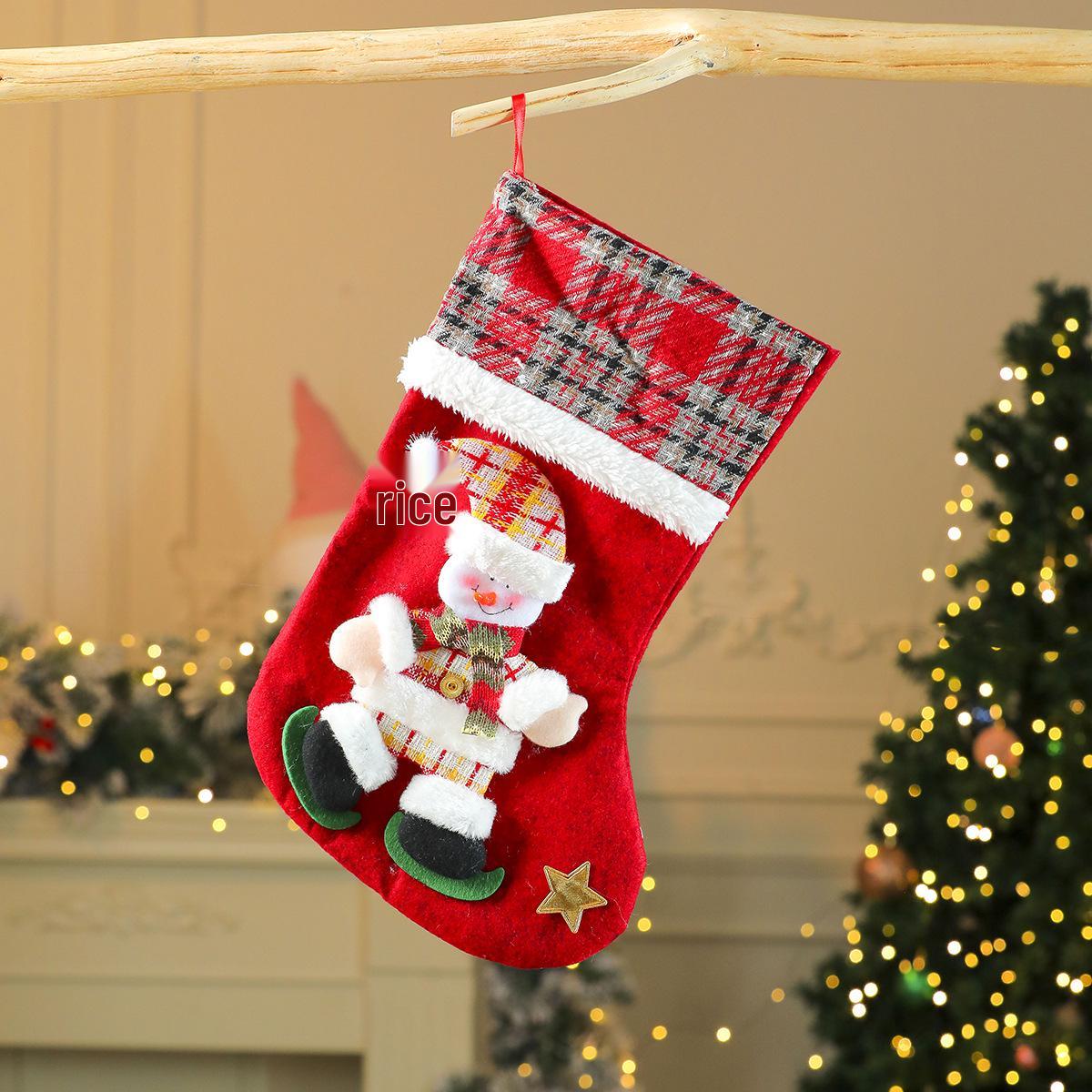 Large 3D Christmas Doll Stocking Gift Bag for Kids
Large 3D Christmas Doll Stocking Gift Bag for Kids
