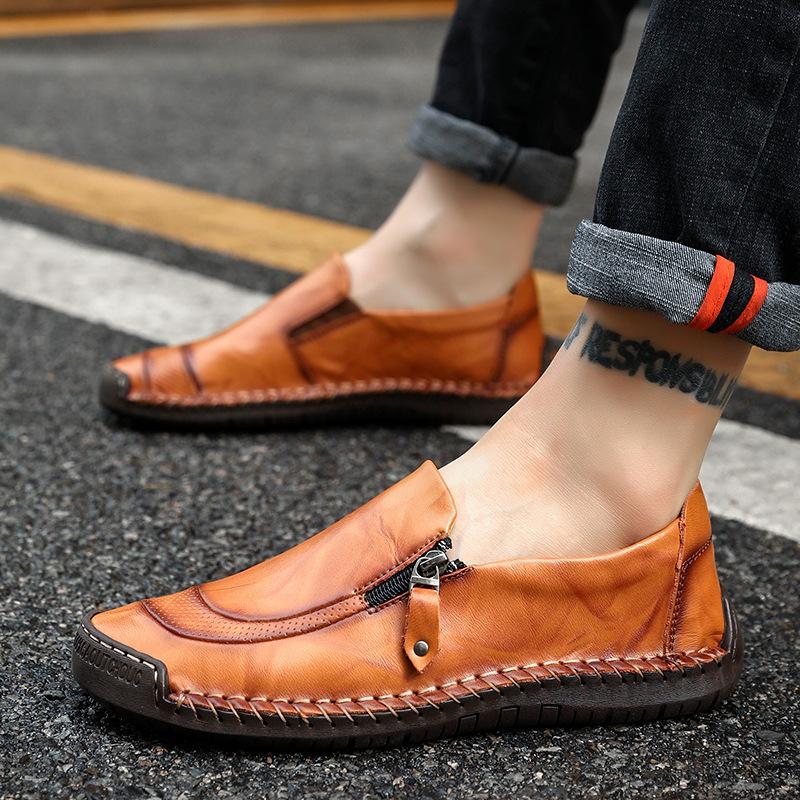 Large size spring and autumn breathable casual trend men s shoes overalls driving shoes leather shoes soft sole Doudou single shoes 5709 38
Large size spring and autumn breathable casual trend men s shoes overalls driving shoes leather shoes soft sole Doudou single shoes 5709 38