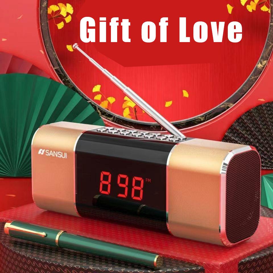 Bluetooth FM-радио динамик, двойной динамик, двойная диафрагма, цифровой музыкальный автомат, точка останова, память, воспроизведение, часы, дисплей, подарок для пожилых людей
Bluetooth FM-радио динамик, двойной динамик, двойная диафрагма, цифровой музыкальный автомат, точка останова, память, воспроизведение, часы, дисплей, подарок для пожилых людей