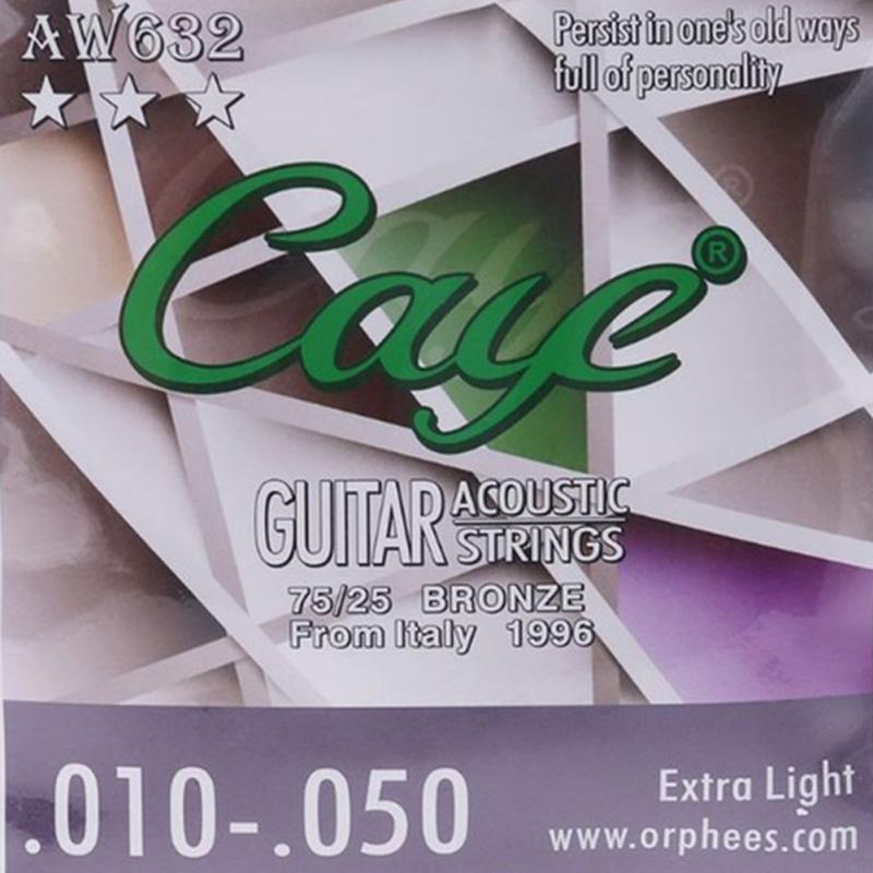 Струни для акустичної гітари CAYE 6 шт. Аксесуари для музичних інструментів для народної гітари AW632
Струни для акустичної гітари CAYE 6 шт. Аксесуари для музичних інструментів для народної гітари AW632