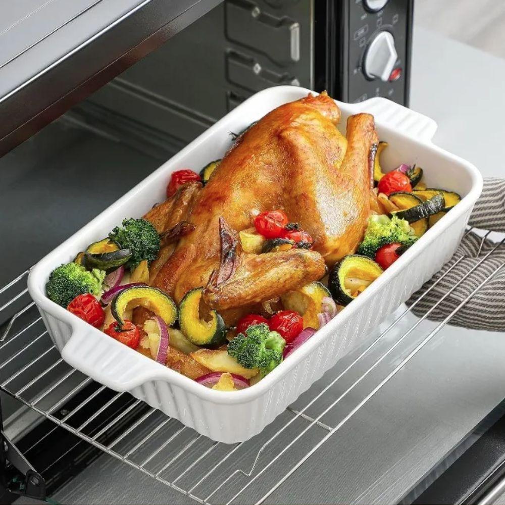 Rectangular Ceramic Baking Tray Deepened Lasagna Pan Casserole Dish Baking Dish Roast Chicken S
Rectangular Ceramic Baking Tray Deepened Lasagna Pan Casserole Dish Baking Dish Roast Chicken S