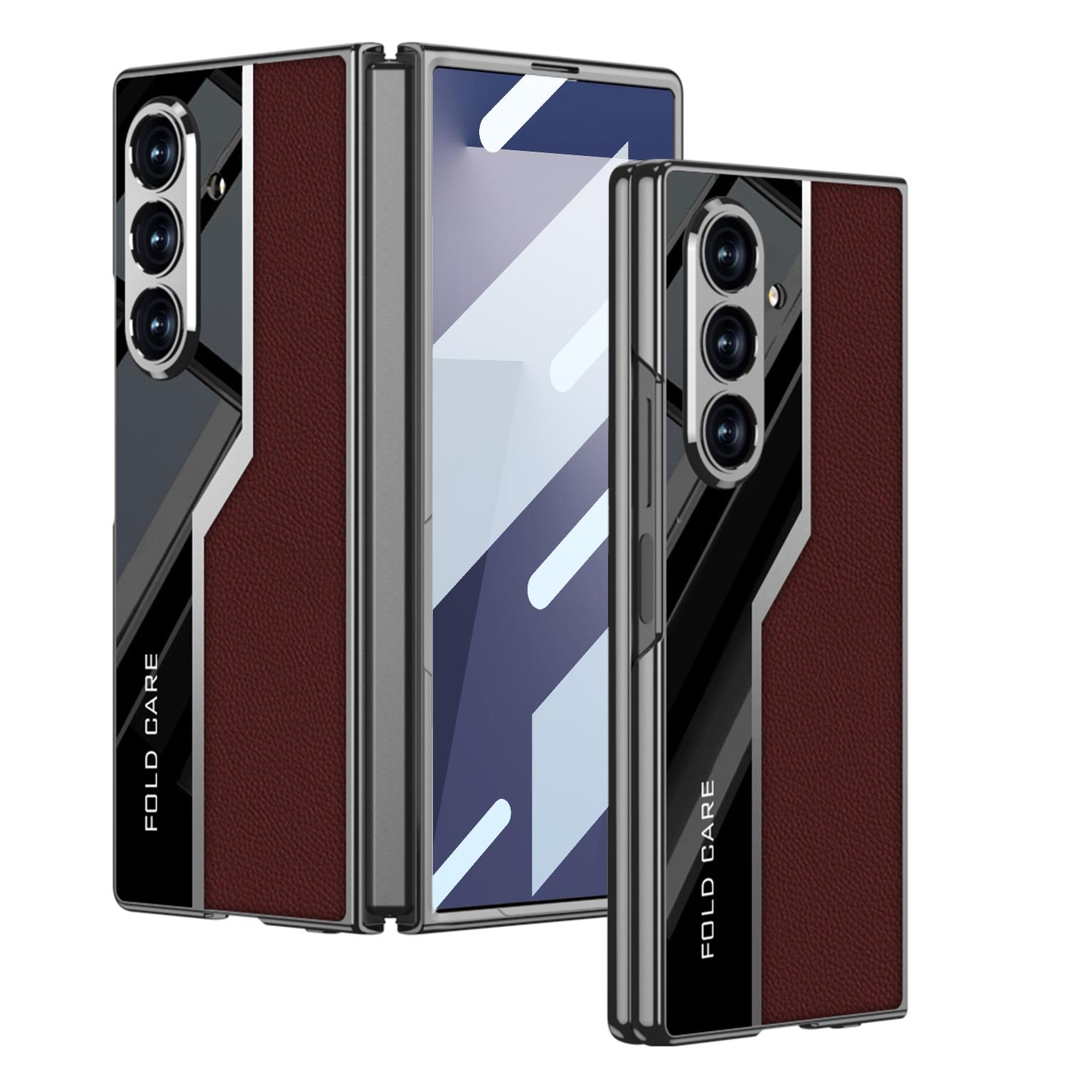 Luxury Plating PU Leather Case For Samsung Galaxy Z Fold 7 6 5 Outer Screen Glass Plastic Hard Cover For Galaxy Z Fold7 Case Galaxy Z Fold5 червоний
Luxury Plating PU Leather Case For Samsung Galaxy Z Fold 7 6 5 Outer Screen Glass Plastic Hard Cover For Galaxy Z Fold7 Case Galaxy Z Fold5 червоний