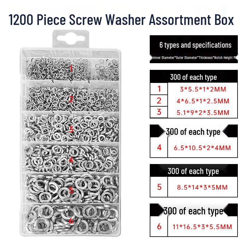 304 Stainless Steel Round Spring Washer - Sizes M3 to M11
304 Stainless Steel Round Spring Washer - Sizes M3 to M11