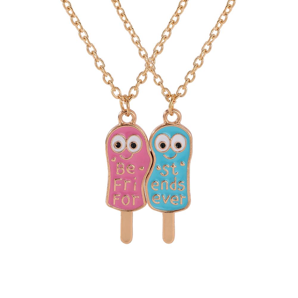 Summer Ice Cream Popsicle Figure Shaped Best Friends Forever Magnetic Necklace BFF Jewelry Girls Bestie Friendship Jewelry Gift 45cm
Summer Ice Cream Popsicle Figure Shaped Best Friends Forever Magnetic Necklace BFF Jewelry Girls Bestie Friendship Jewelry Gift 45cm