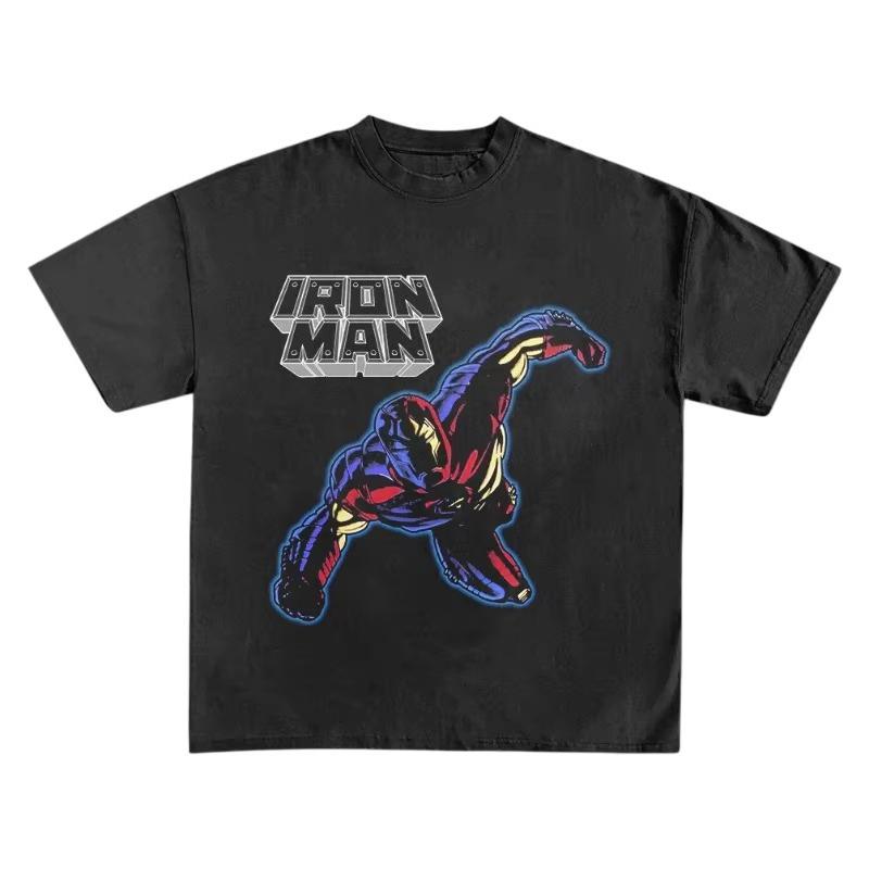 2026 new Iron Man Flying Oversized Cotton TShirt Retro Punk Harajuku Fashion Crew Neck Short Sleeve Top for Men and Women S
2026 new Iron Man Flying Oversized Cotton TShirt Retro Punk Harajuku Fashion Crew Neck Short Sleeve Top for Men and Women S
