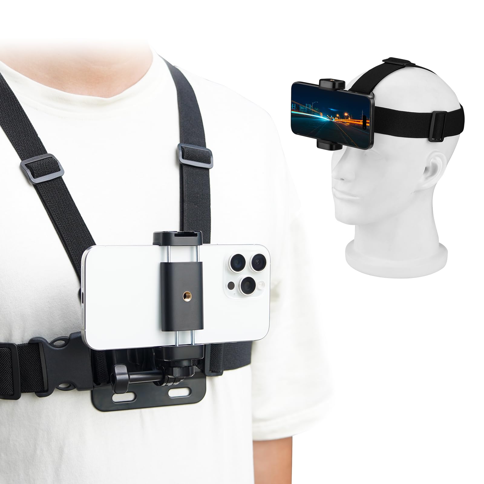BRDRC POV Cell Phone Chest Mount for iPhone Head Mounted Camera Vlog Recording Body Harness Strap Holder Clip Kit for Gopro DJI Osmo Pocket 3 Insta360
BRDRC POV Cell Phone Chest Mount for iPhone Head Mounted Camera Vlog Recording Body Harness Strap Holder Clip Kit for Gopro DJI Osmo Pocket 3 Insta360