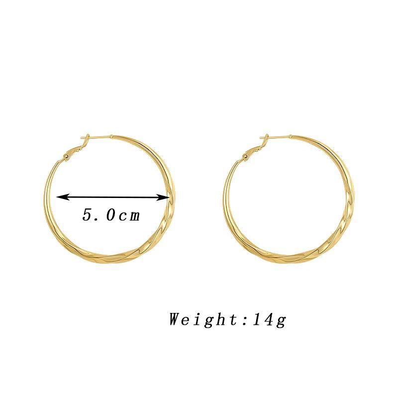 Retro Twist Metal Round Circle Dangle Earrings for Women Golden Copper Color Simple Drop Hoop Earring Geometry Statement Zircon
Retro Twist Metal Round Circle Dangle Earrings for Women Golden Copper Color Simple Drop Hoop Earring Geometry Statement Zircon