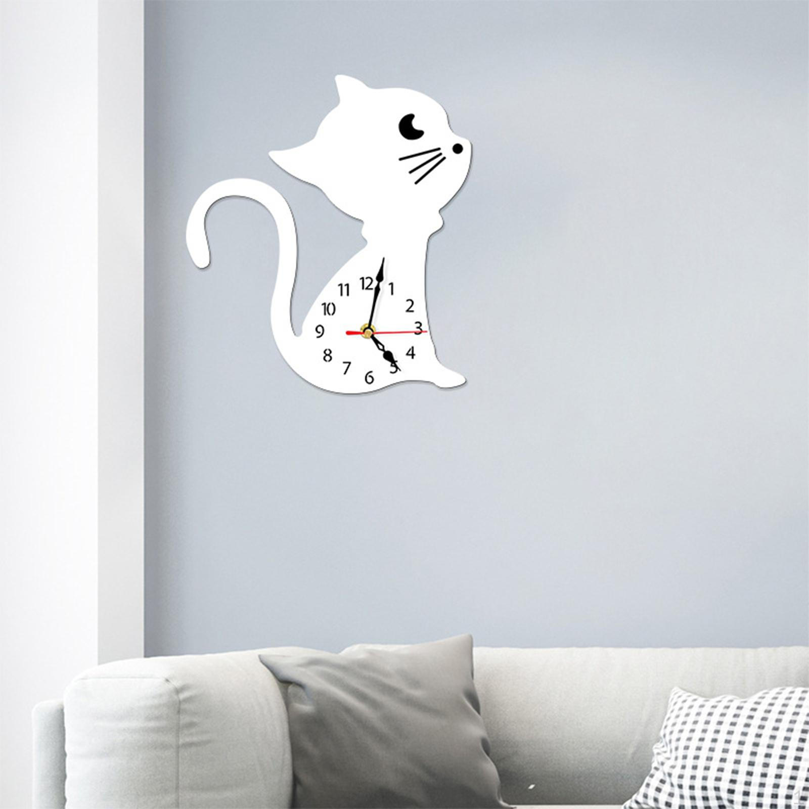 Кішка аналоговий настінний годинник домашнього декору акриловий DIY смішний милий подарунок мінімалістичний не цокає для спальні білий
Кішка аналоговий настінний годинник домашнього декору акриловий DIY смішний милий подарунок мінімалістичний не цокає для спальні білий