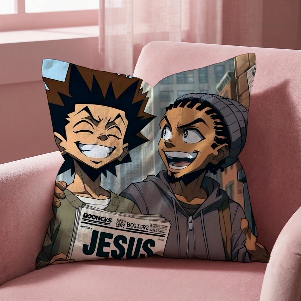 Cartoon A-Boondocks Retro Cushion Cover Multi-Scene Pillow Cover for Home & Car - Reversible, Soft & Durable for Daily Use 30cmx30cm
Cartoon A-Boondocks Retro Cushion Cover Multi-Scene Pillow Cover for Home & Car - Reversible, Soft & Durable for Daily Use 30cmx30cm